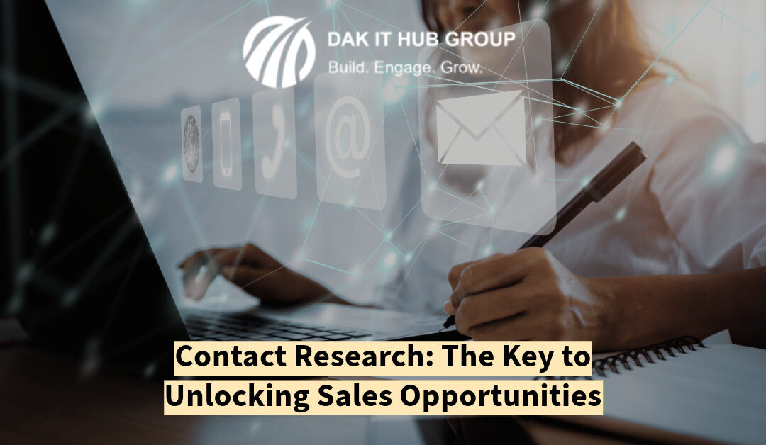 Contact Research: The Key to Unlocking Sales Opportunities