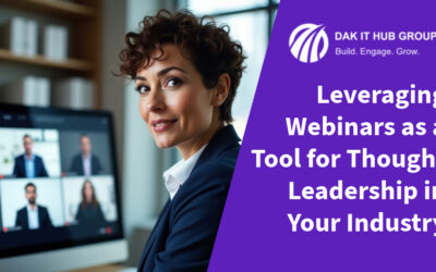Leveraging Webinars as a Tool for Thought Leadership in Your Industry