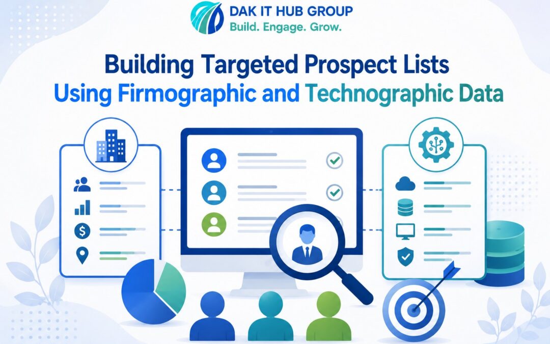 Building Targeted Prospect Lists Using Firmographic and Technographic Data